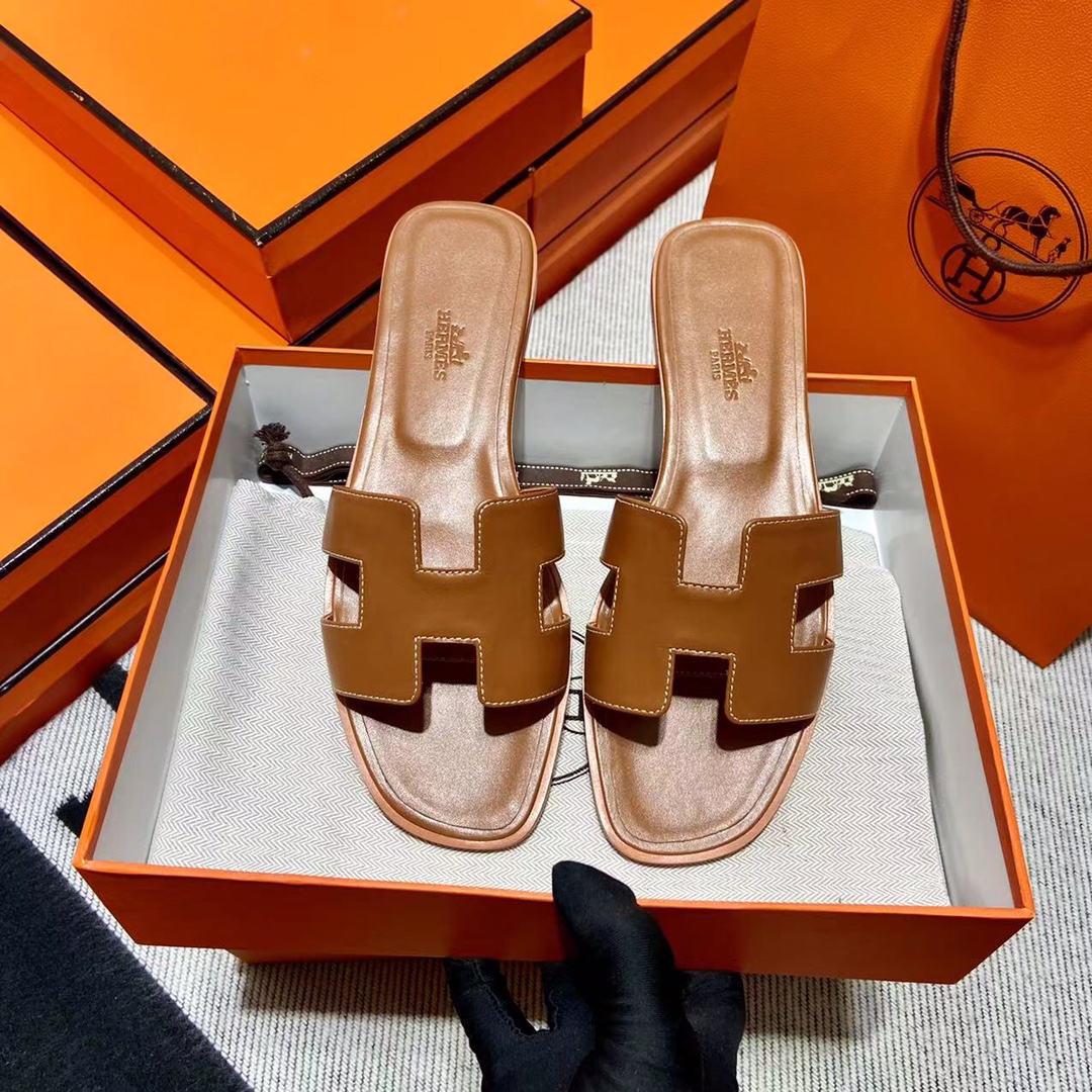 에르메스 올수공 오란 슬리퍼 샌들 스위프트 42